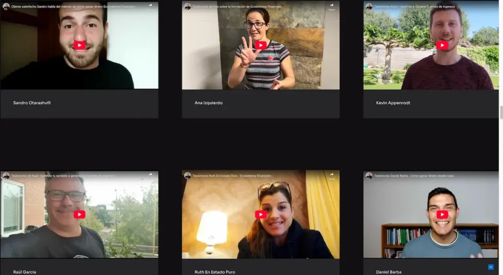 Ecosistema Financiero opinion alumnos
