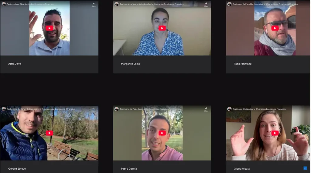 Ecosistema Financiero opiniones alumnos