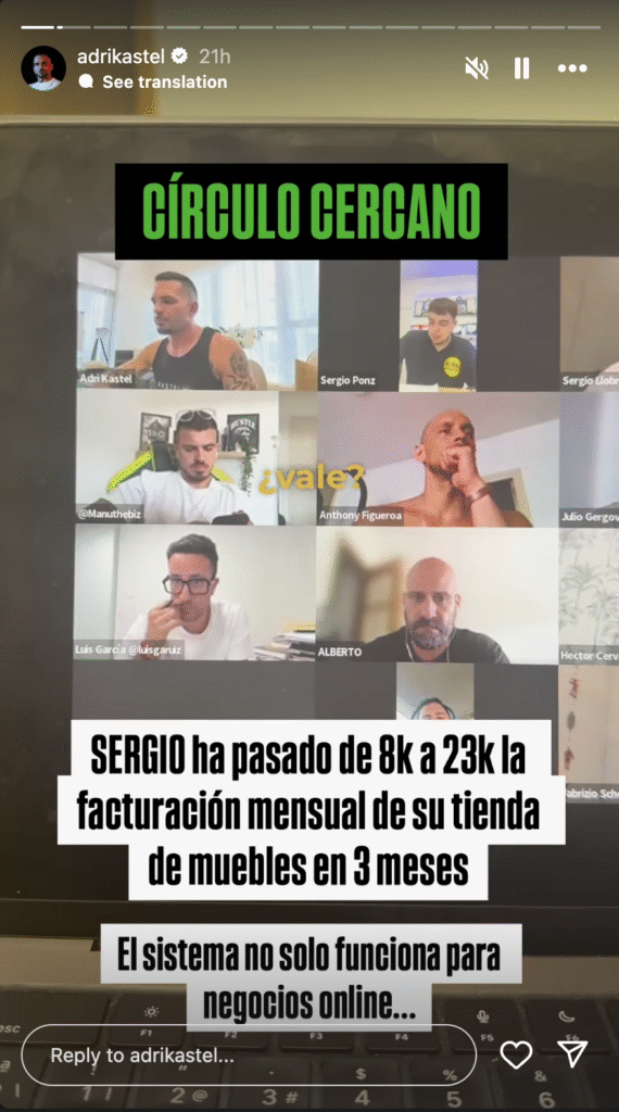 circulo cercano adri kastel testimonio