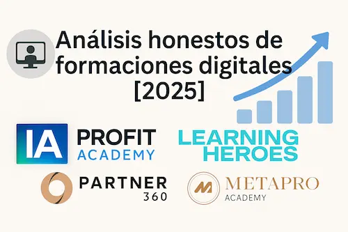 opiniones de cursos online 2025 análisis formaciones digitales reales